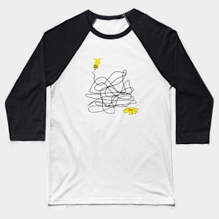 Drunken Bee Baseball T-Shirt